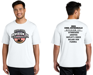 2024 CMSL Divisionals III - White Performance Short Sleeve Shirt