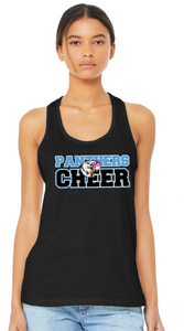 Panthers Cheer - Cheer Racer Back Tank Top (Black or White)