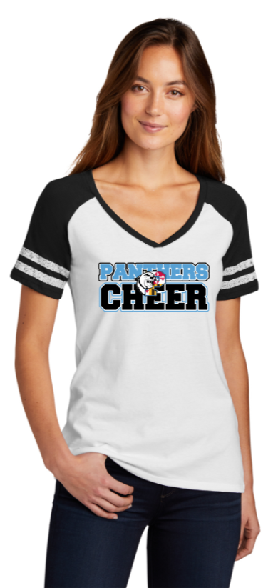 Panthers Cheer - Cheer Women's Game V-Neck T Shirt