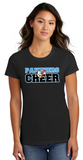 Panthers Cheer - Cheer Short Sleeve T Shirt (Black or Light Blue)