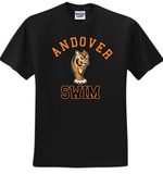 Andover Swim - Tiger Short Sleeve T Shirt (Black / Grey)