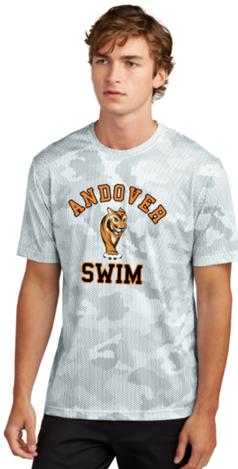 Andover Swim - Tiger White Camo Hex Short Sleeve Shirt