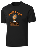 Andover Swim - Tiger Performance Short Sleeve (White, Black or Silver)