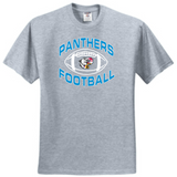 Panthers Football - Classic Football Short Sleeve Shirt (Black or Grey)