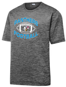 Panthers Football - Classic Football Electric Heather Performance SS T Shirt