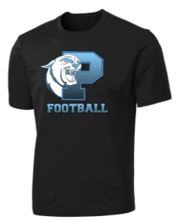 Panthers Homecoming - Panthers Football Performance Short Sleeve (Black or Grey)
