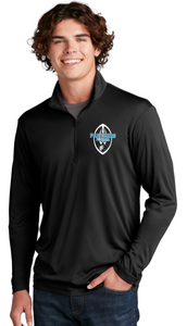 Panthers Football - FBall 1/4 Zip Pullover (Unisex or Lady Cut)