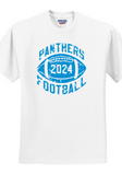 Panthers Football - Retro Short Sleeve Shirt (Grey or White)