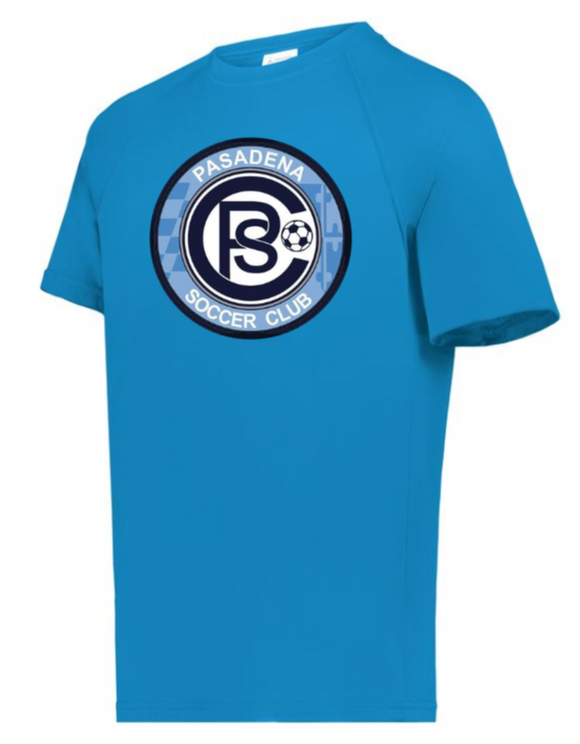 U9 PSL - Tournament Performance Short Sleeve T Shirt (Power Blue or Power Yellow)