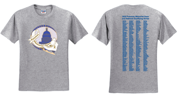 Potomac Open 2025 - Event Shirt Sleeve Shirt (Youth or Adult)