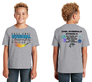 2024 DIV IV Champs - Grey Cotton/Poly Short Sleeve Shirt