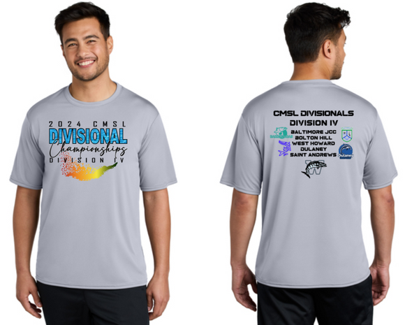 2024 DIV IV Champs - Grey Performance Short Sleeve Shirt