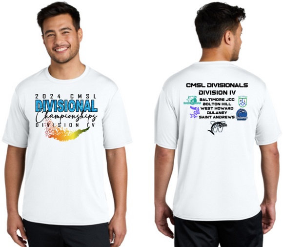 2024 DIV IV Champs - White Performance Short Sleeve Shirt