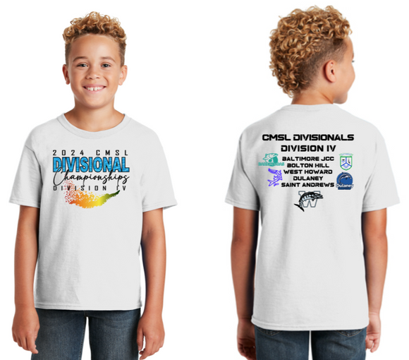 2024 DIV IV Champs - White Cotton/Poly Short Sleeve Shirt