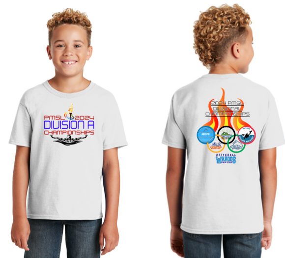 2024 PMSL DIV A Champs - White Cotton/Poly Short Sleeve Shirt