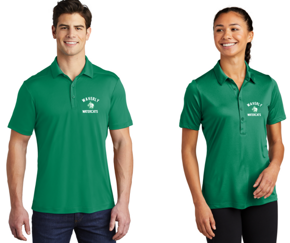 Waverly Watercats - Performance Polo (Printed) (Unisex or Lady Cut)