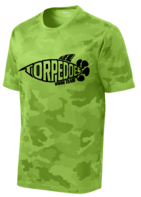 OMST Torpedos - Official Lime Green Camo Hex Short Sleeve Shirt