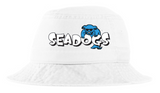 WC Seadogs Swim and Dive - Embroidered Bucket Hat (White or Blue)