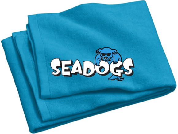 WC Seadogs Swim and Dive - Printed Beach Towel