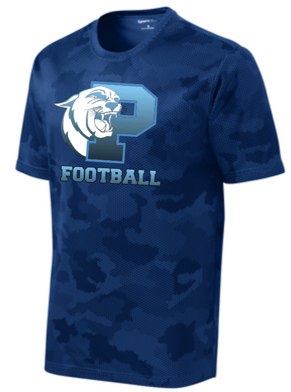 Panthers Homecoming - Panthers Football Camo Hex Short Sleeve Shirt