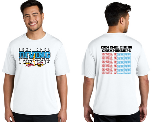 2024 CMDL Champs - White Performance Short Sleeve Shirt