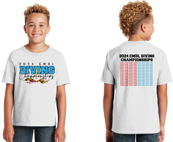 2024 CMDL Champs - White Cotton/Poly Short Sleeve Shirt