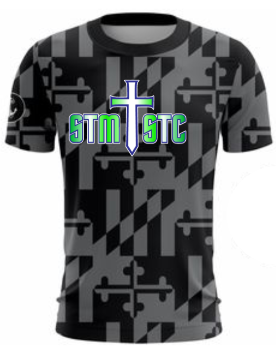 STM STC - Gradient MD Ghost Short Sleeve Shirt (Black)