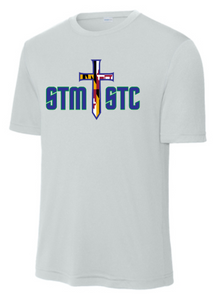 STM STC - Flag Grey Performance Short Sleeve Shirt