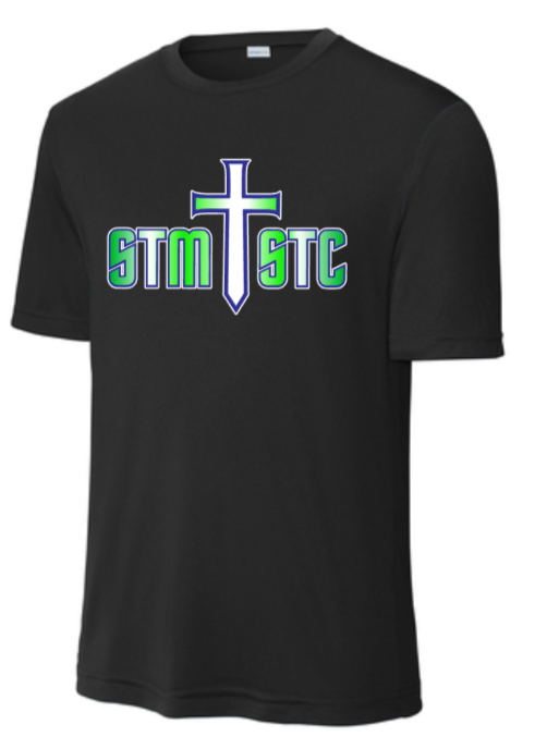 STM STC - Gradient Black Performance Short Sleeve Shirt