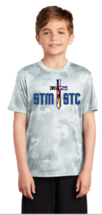 STM STC -  FLAG White Camohex Short Sleeve Shirt