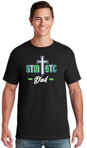 STM STC - DAD Gradient Black SS T Shirt