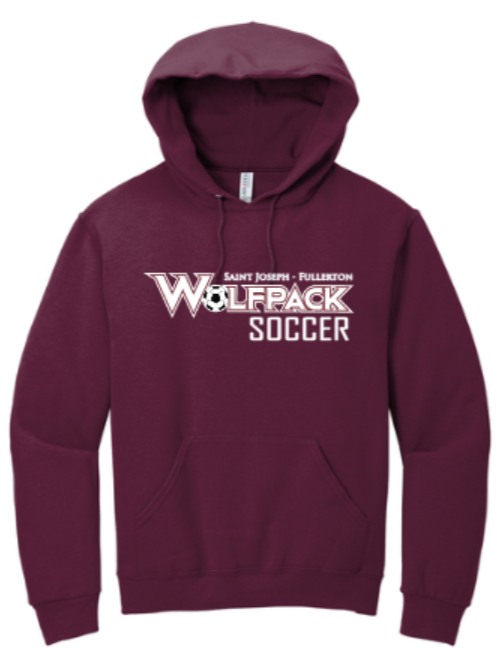 St. Joseph - Wolfpack Maroon Hoodie (Pick your SPORT)
