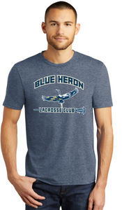 Blue Heron - Navy Heathers Soft Blend Short Sleeve Shirt