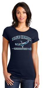 Blue Heron - Lady Cut Short Sleeve Shirt (Navy)