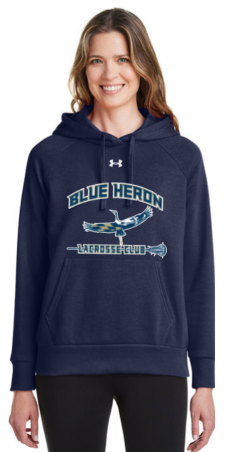 Blue Heron - Under Armour Lady Hoodie - (Navy Blue)