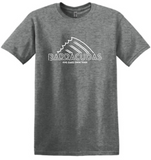 Five Oaks Swim Team - Barracuda Logo - Short Sleeve SOFT STYLE T Shirt (Heather Royal or Graphite Heather)