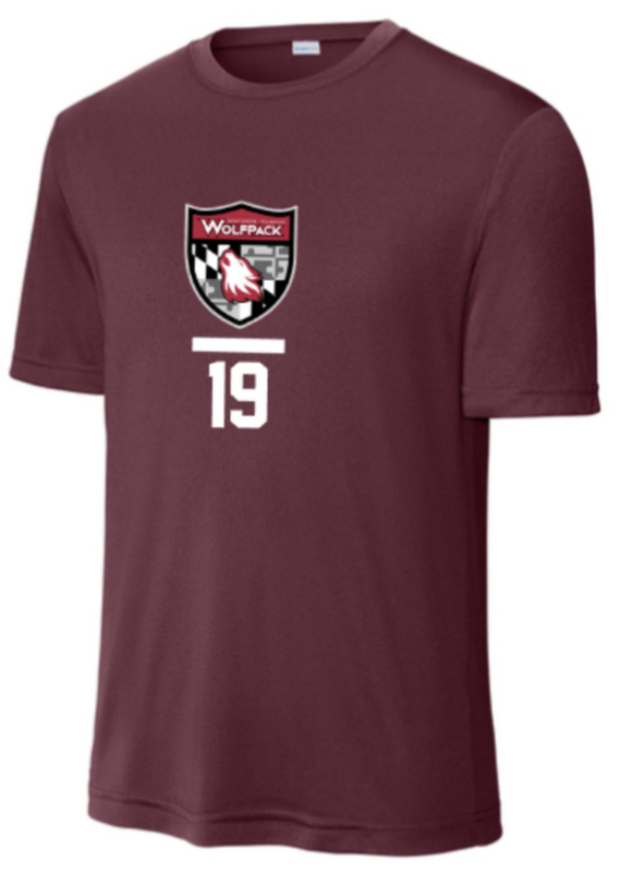 St. Joseph - Maroon Combine Performance Short Sleeve Shirt