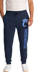 CHS Band - Official Sweatpants (Jogger or Open Bottom) (Navy Blue or Grey)