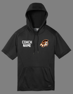 Apaches Football - New Era Performance Terry Short Sleeve Hoodie