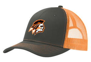 Apaches Football - Snapback Trucker Hat (Black & Orange)