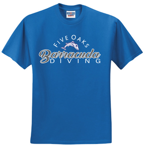 Five Oaks Dive Team - SS T Shirt (Royal Blue or White)