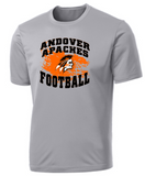 Apaches Football - Splash Performance Short Sleeve Shirt (Black, Silver or White)