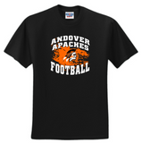 Apaches Football - Splash Short Sleeve T Shirt (Grey, White or Black)