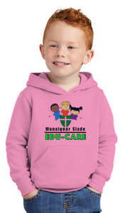 MSCS EDU-CARE - Hoodie Sweatshirt (Toddler, Youth or Adult) (Grey or Pink)