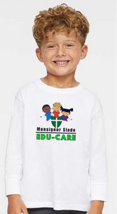 MSCS EDU-CARE - Long Sleeve Shirt (Toddler, Youth or Adult) (White or Grey)