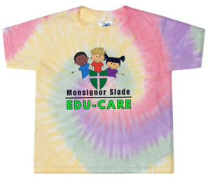 MSCS EDU-CARE -Tie Dye Short Sleeve Shirt (Toddler, Youth or Adult)