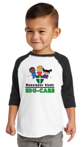 MSCS EDU-CARE - Raglan Baseball Shirt (Toddler, Youth or Adult)