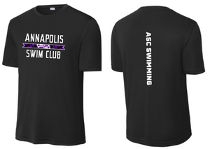 Annapolis Swim Club - Flag Performance Short Sleeve Shirt (Youth or Adult)