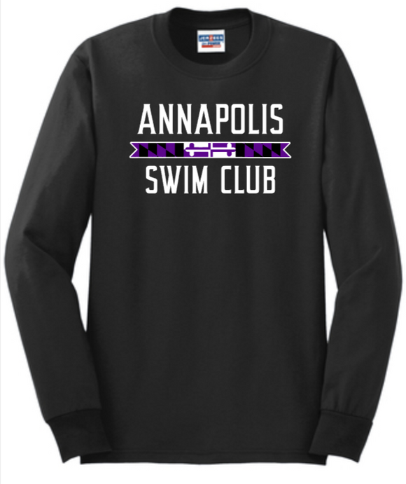 Annapolis Swim Club - FLAG Long Sleeve Shirt (Youth or Adult)