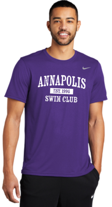 Annapolis Swim Club -Classic Nike Legend Tee (Youth, Adult or Lady)